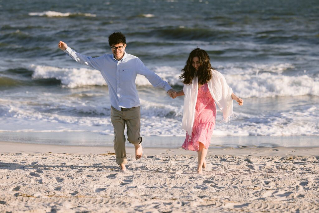 Engagement Picture at Long Beach New York - Long Island Wedding Photographer