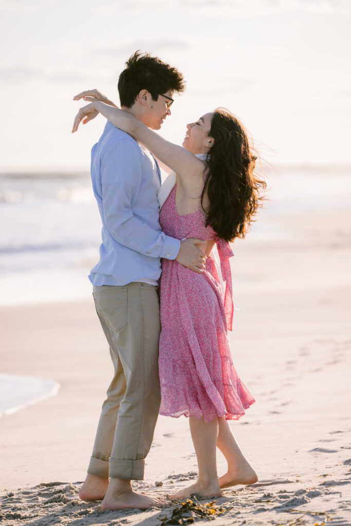 Engagement Picture at Long Beach New York - Long Island Wedding Photographer