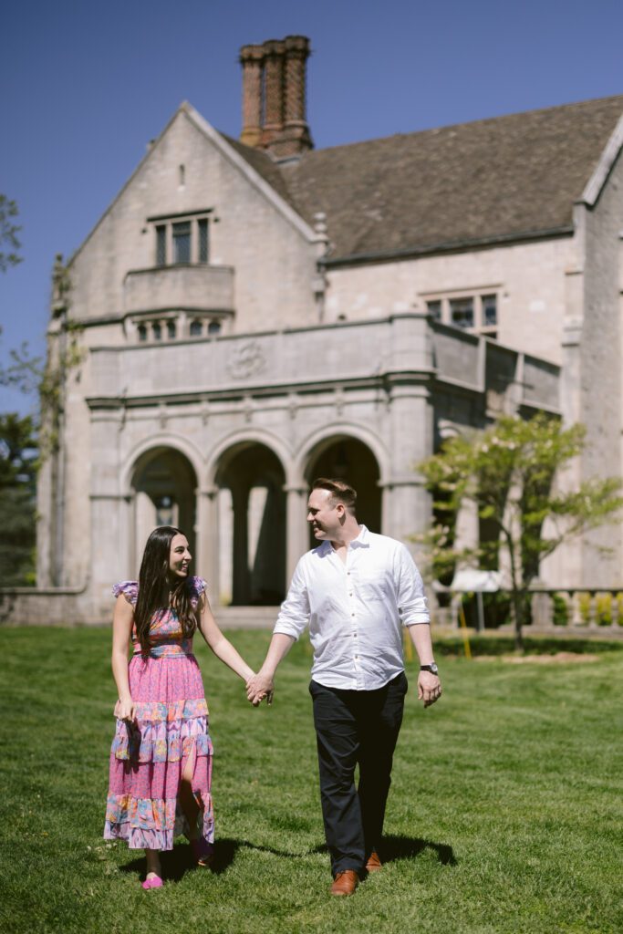 Surprise proposal engagement pictures at Arboretum - Long Island Wedding Photographer - Yun Li Photography
