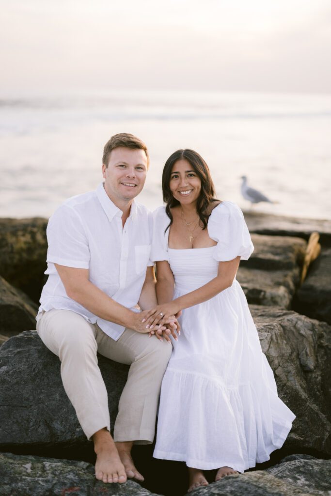 Engagement Picture at Long Beach New York - Long Island Wedding Photographer