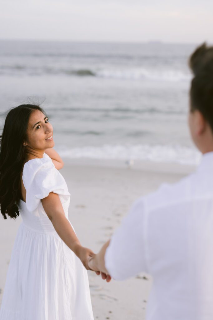 Engagement Picture at Long Beach New York - Long Island Wedding Photographer