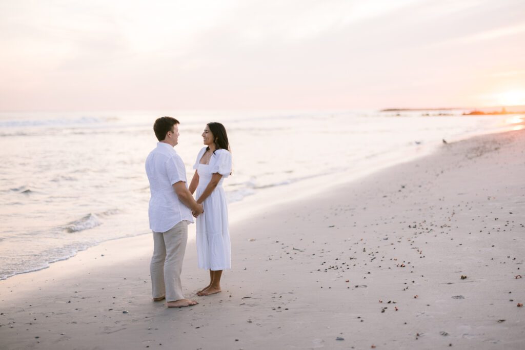 Engagement Picture at Long Beach New York - Long Island Wedding Photographer