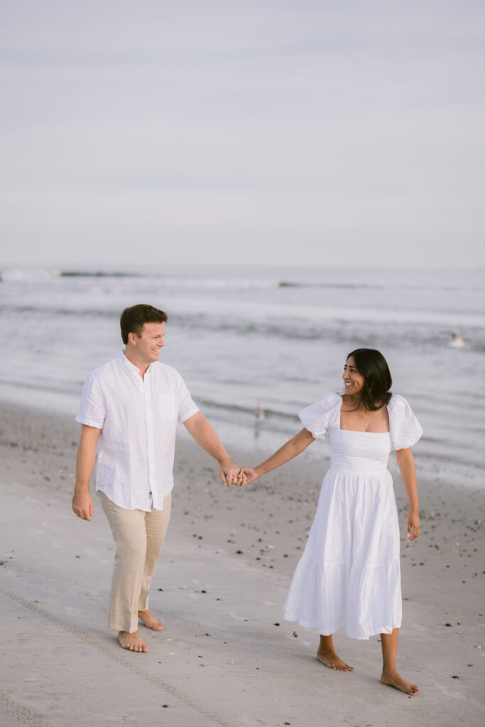 Engagement Picture at Long Beach New York - Long Island Wedding Photographer