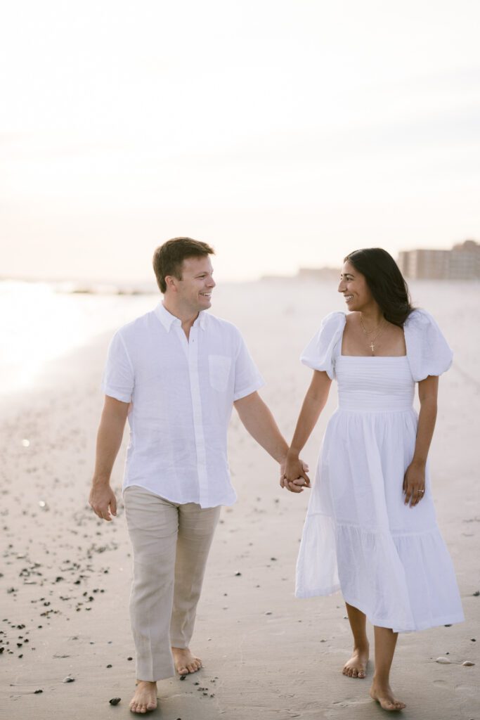 Engagement Picture at Long Beach New York - Long Island Wedding Photographer