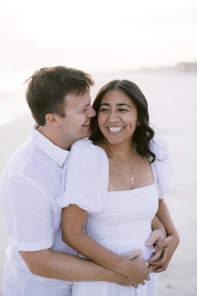 Engagement Picture at Long Beach New York - Long Island Wedding Photographer