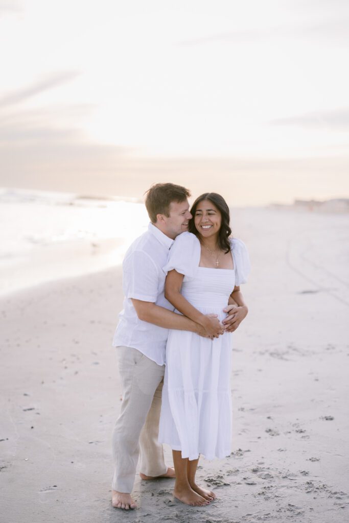 Engagement Picture at Long Beach New York - Long Island Wedding Photographer