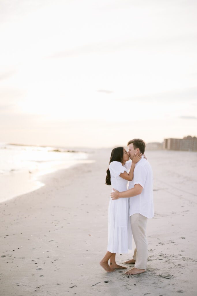 Engagement Picture at Long Beach New York - Long Island Wedding Photographer