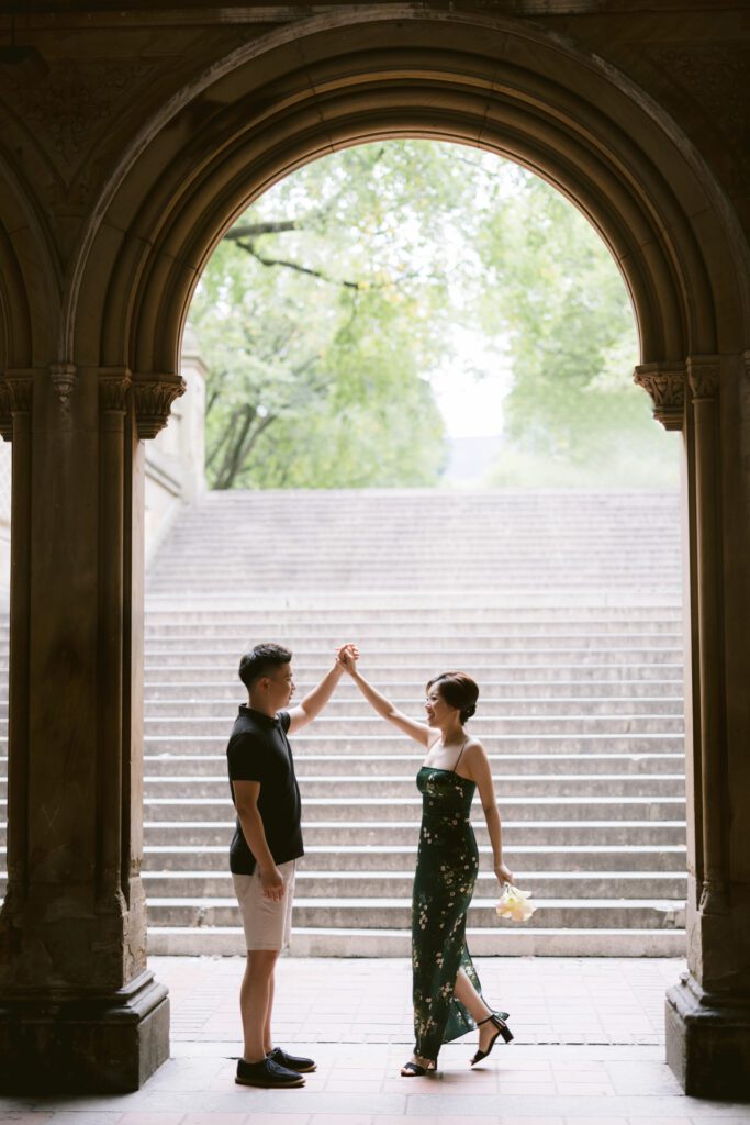 Pre-wedding Picture at Central Park - New York Wedding Photographer