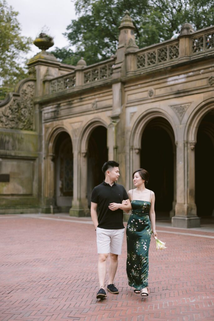 Pre-wedding Picture at Central Park - New York Wedding Photographer