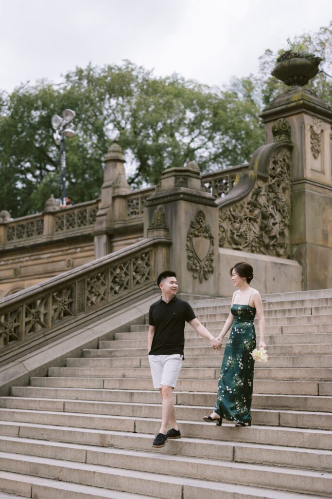 Pre-wedding Picture at Central Park - New York Wedding Photographer
