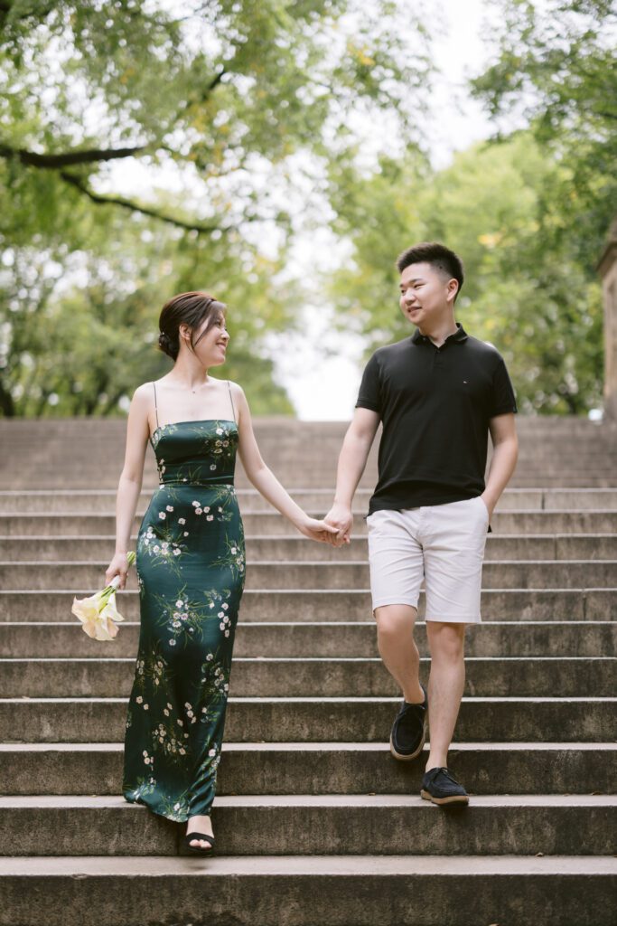 Pre-wedding Picture at Central Park - New York Wedding Photographer