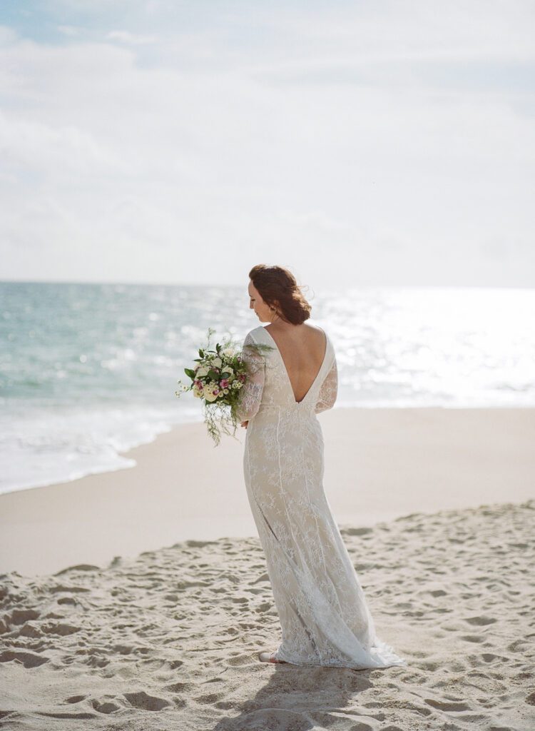 Elopement at Flying Point Beach in Southampton, NY - Long Island Wedding Photographer - Yun Li Photography
