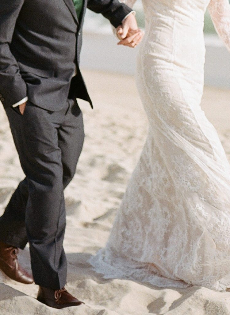 Elopement at Flying Point Beach in Southampton, NY - Long Island Wedding Photographer - Yun Li Photography