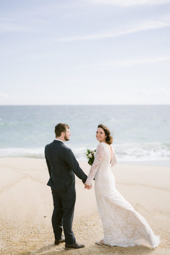 Elopement at Flying Point Beach in Southampton, NY - Long Island Wedding Photographer - Yun Li Photography