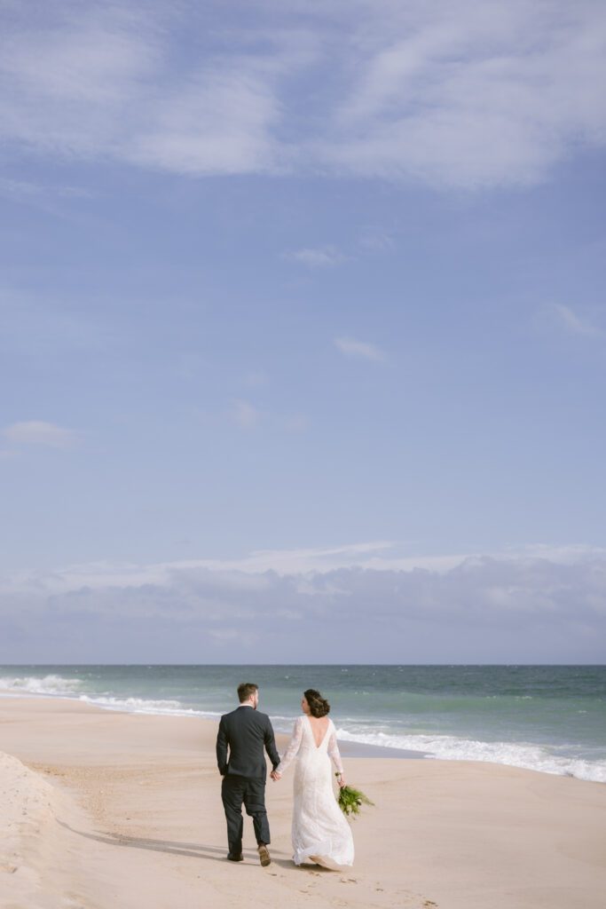 Elopement at Flying Point Beach in Southampton, NY - Long Island Wedding Photographer - Yun Li Photography