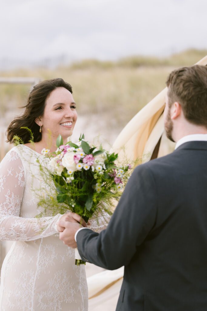 Elopement at Flying Point Beach in Southampton, NY - Long Island Wedding Photographer - Yun Li Photography