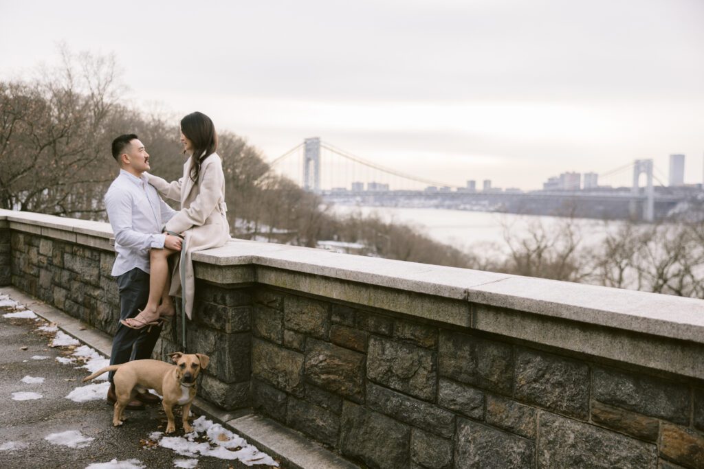 Engagement Pictures at Fort Tryon Park - New York Wedding Photographer - Yun Li Photography