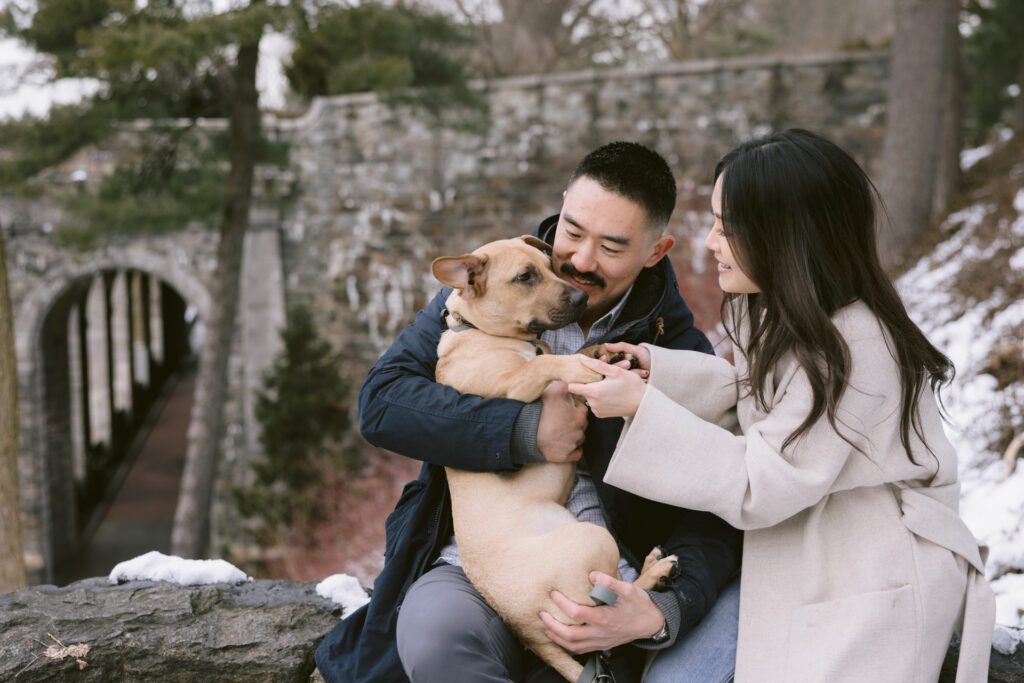 Engagement Pictures at Fort Tryon Park - New York Wedding Photographer - Yun Li Photography