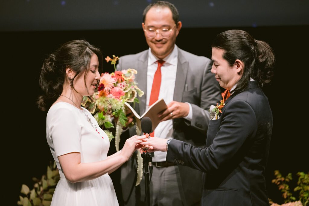 Wedding at Museum of the Moving Image - New York Wedding Photographer - Yun Li Photography