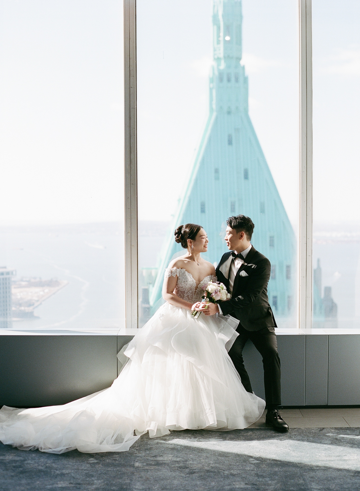 Wedding at Manhatta - New York Film Wedding Photographer - Yun Li Photography