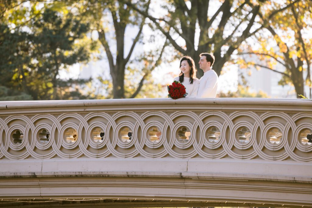 Engagement Photo at Central Park - New York Wedding Photographer - Yun Li Photography