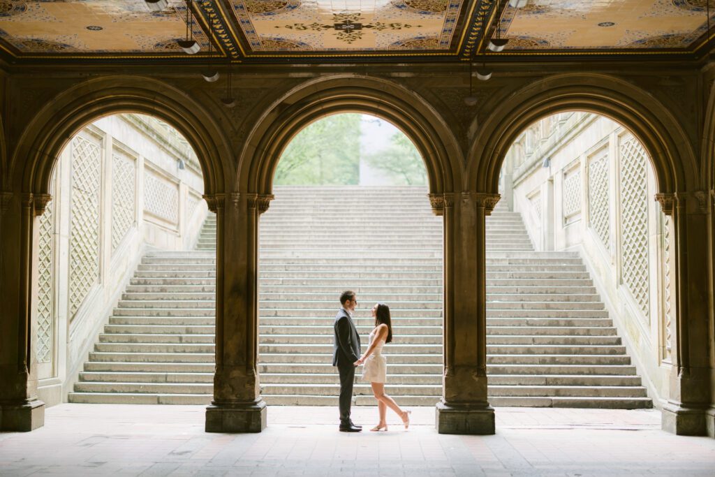 Engagement Photo at Central Park - New York Wedding Photographer - Yun Li Photography