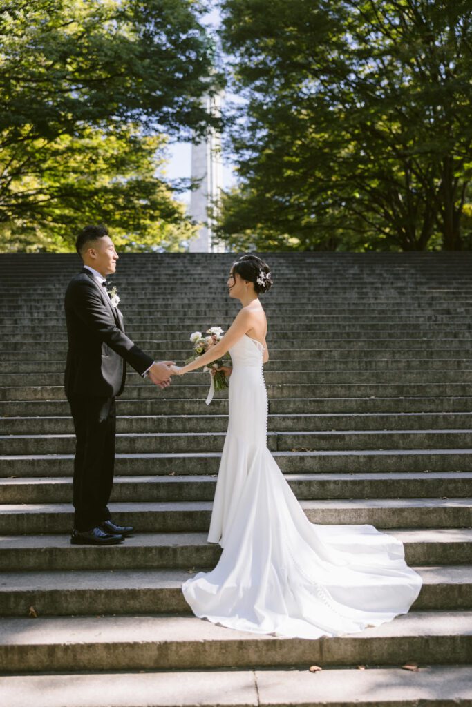 Wedding Photos at Fort Greene Park - New York Wedding Photographer - Yun Li Photography