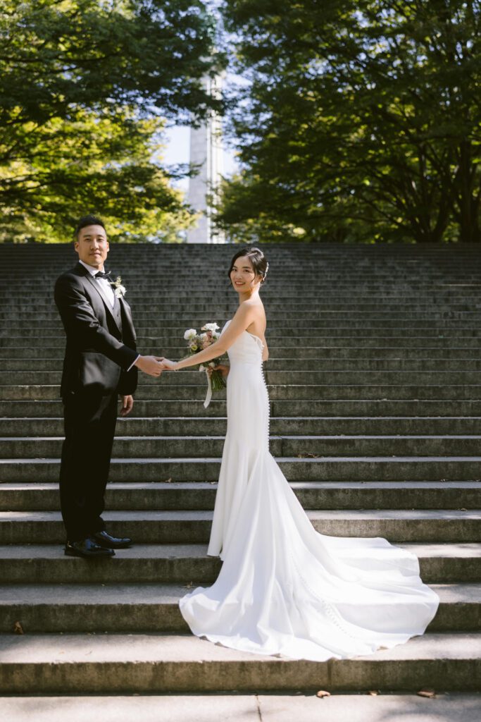 Wedding Photos at Fort Greene Park - New York Wedding Photographer - Yun Li Photography