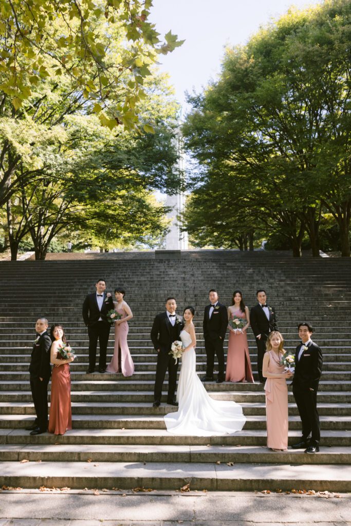 Wedding Photos at Fort Greene Park - New York Wedding Photographer - Yun Li Photography