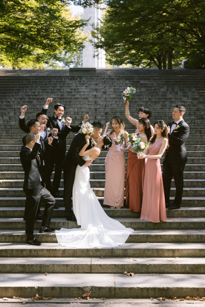 Wedding Photos at Fort Greene Park - New York Wedding Photographer - Yun Li Photography